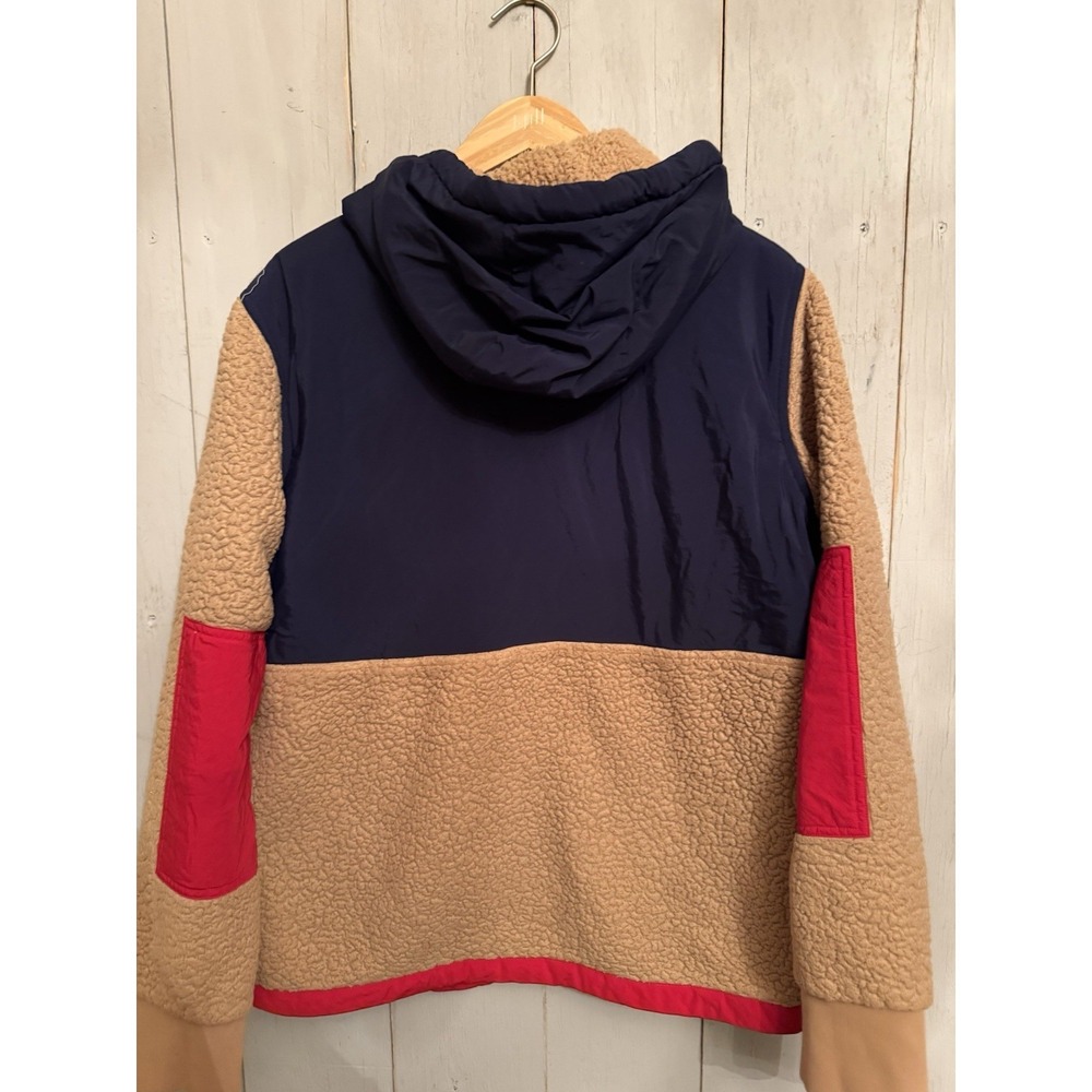 POLO RALPH LAUREN Mens 1/2 Zip ColorBlock Hybrid Hi Pile Fleece Pullover Sz M - Picture 9 of 13